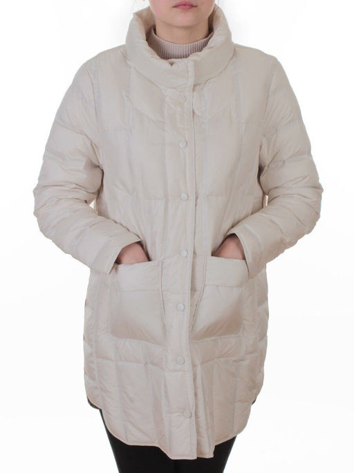 8811 MILK Куртка пуховая облегченная женская (утиный пух) - Fashion фото 3