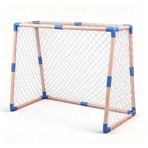 Ворота футбольные "Меткий игрок" (мяч, насос) в коробке