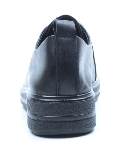 03-5069 BLACK Полуботинки женские (натуральная кожа)