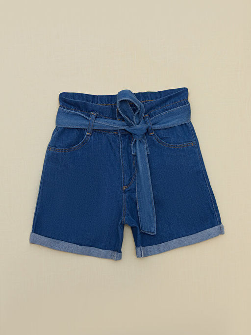 Beli Lastikli Basic K?z ?ocuk Jean ?ort