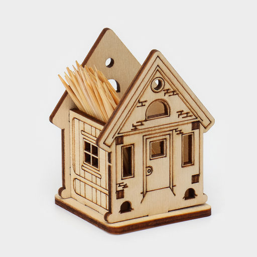 Подставка под зубочистки Доляна Домик, 557 см  фото 2