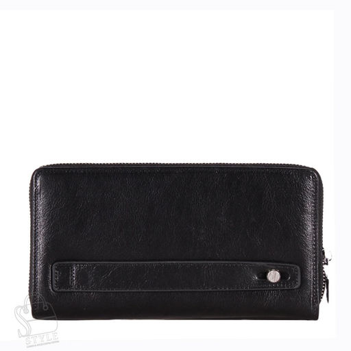 Клатч мужской кожаный 3084H black Heanbag - S-style фото 4