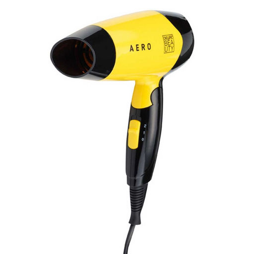 Dewal Beauty Фен для волос дорожный / Aero Yellow HD1002-Yellow, 1400 Вт, желтый  фото 4