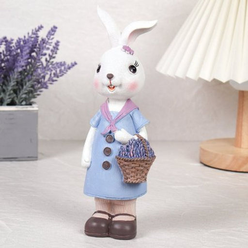 Фигурка Кролик 22 см / 9776 /уп 72/Пасха (Девочка) - ГалеонТрейд фото 3