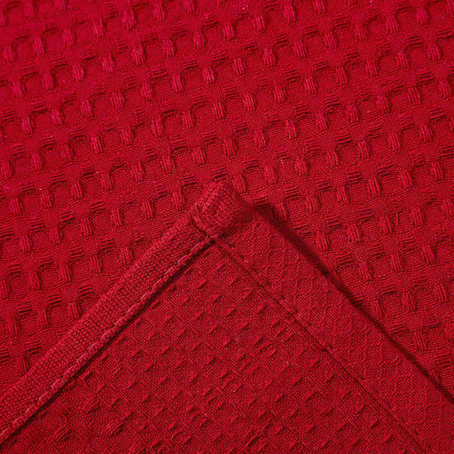 Полотенце Доляна цв. бордовый 35х60 см, 100% хл., крупная вафля 220 г/м2  фото 7