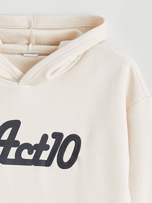 Kap??onlu Erkek ?ocuk Kal?n Sweatshirt