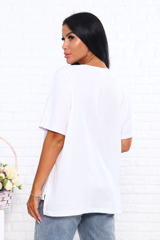 Футболка сзади удлиненная Арт. 726