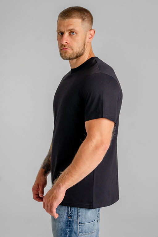 Арт. 67114/8 Футболка мужская 48-58 (6 шт) Цвет:черный - Идеал фото 9