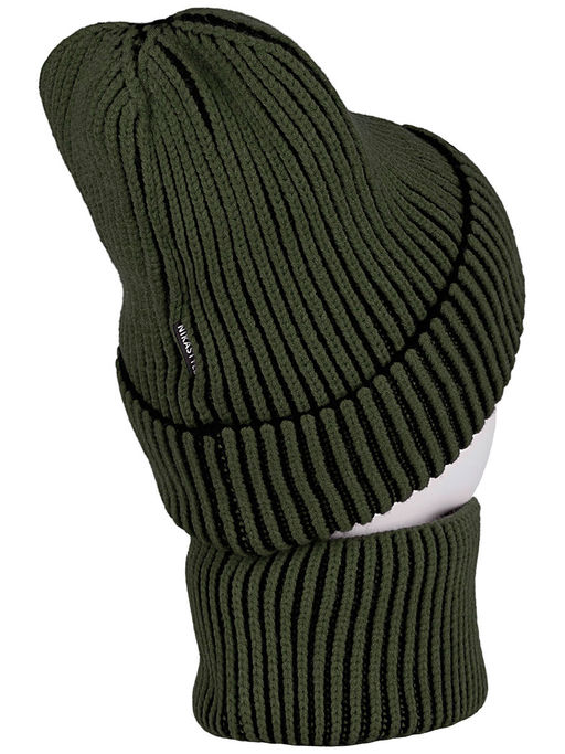 Комплект (шапка и снуд) 12з16624 джинс/черный - Nikastyle фото 33