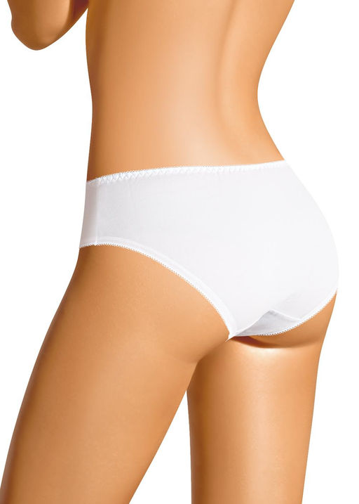 CLE C049к Трусы жен.Кружево хлопок белый - Clever wear фото 2
