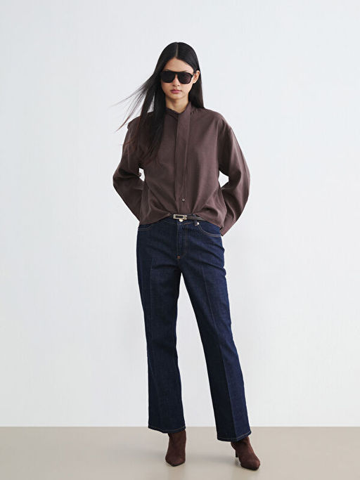 Fular Yaka Kad?n G?mlek