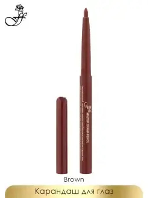 FFleur Карандаш ES 458 BROWN для глаз автоматический MASTER DRAMA PENSIL