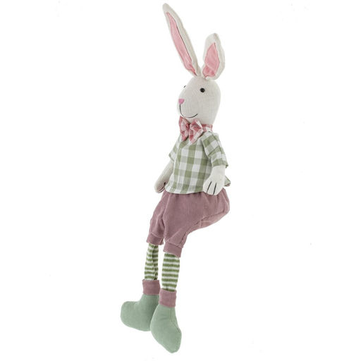 Игрушка набивная "Заяц/Зайка", L13 W12 H62/28 см, 2в.