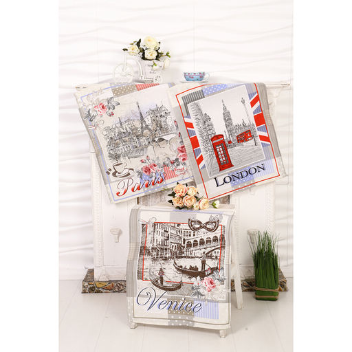 Полотенце DomoVita Вокруг света МИКС 45х60 см