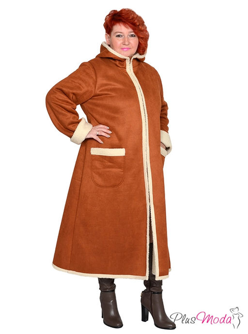 Парка Модель №1485 размеры 44-84 - Plusmoda фото 11