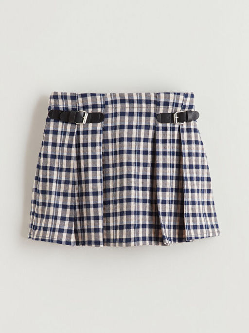 Beli Lastikli K?z ?ocuk ?ort Etek ve K?lotlu ?orap