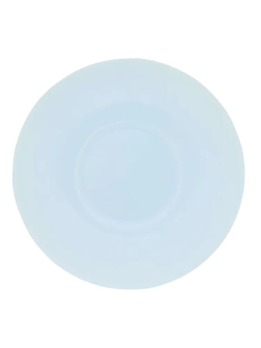 52224 GIPFEL Набор блюдец ETHER 15 см (4шт.). Материал: керамика. Цвет: светло-голубой.