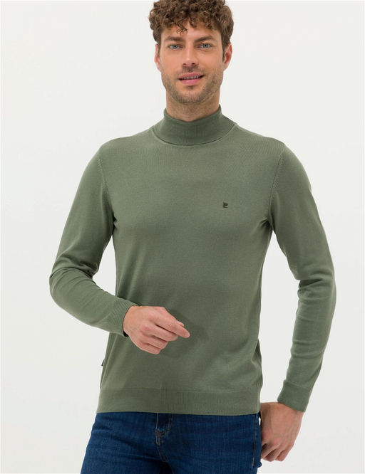 Duman Slim Fit Bal_k__ Yaka Basic Triko Kazak