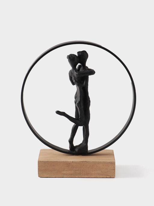 Сувенир Парочка, 24?9?26.5 см, полимерная смола, манговое дерево