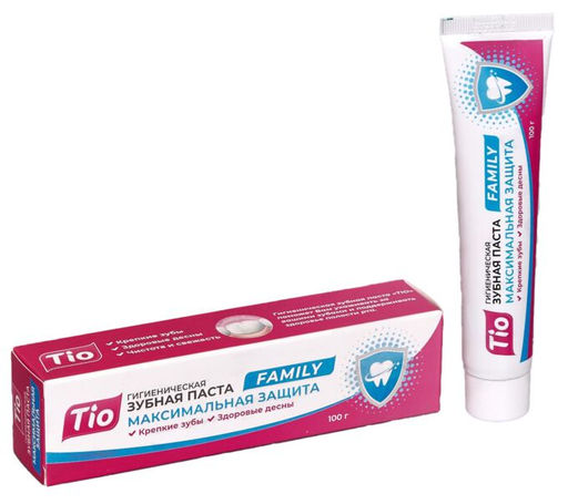 TIO зубная паста 100гр Отбеливающая