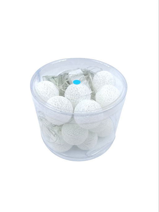 Эл. гирлянда диодная "Шары 3,8см с нитками" 20шт. 4,5м голубая, в тубе