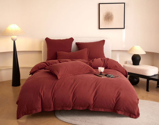 КПБ Mency Winni Бархатный сатин однотонный MENWBSO008 Евро