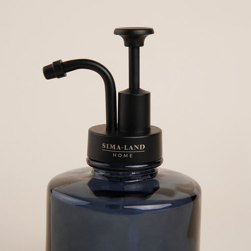 Дозатор для мыла SL Home, 330 мл, стекло, синий - Sima-land home фото 4