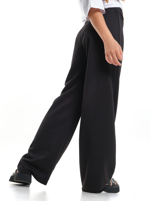 Брюки палаццо школьные штаны детская одежда девочке 33-7874 синий - Mini maxi фото 18