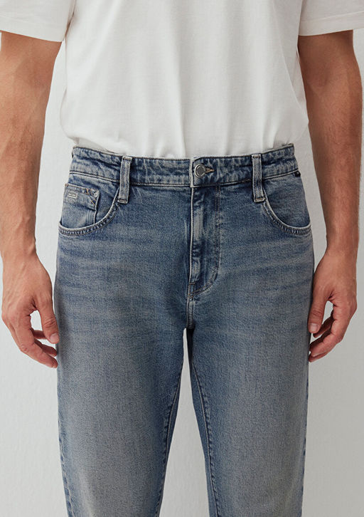 Milan Mavi Edition Puslu Indigo Mavi Jean Pantolon  фото 8