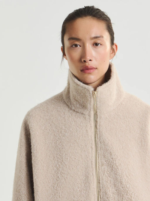 Куртка-бомбер из фактурной пальтовой ткани ZR2609102240-62 / Zarina  фото 6