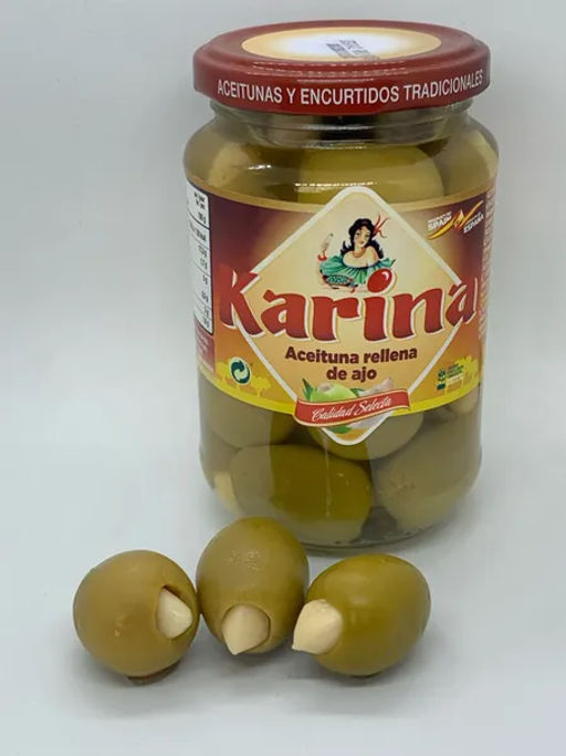ОЛИВКИ ЗЕЛЕНЫЕ БЕЗ КОСТОЧКИ КАРИНА 350 гр. СТЕКЛО - Sarasa фото 4