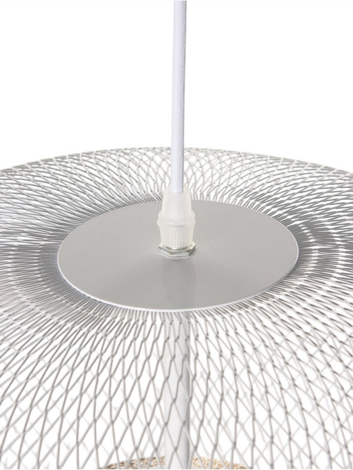Светильник потолочный BayerLux Margarethe, 1×40 Вт, Е27, белый/золото, 35×35×36 см