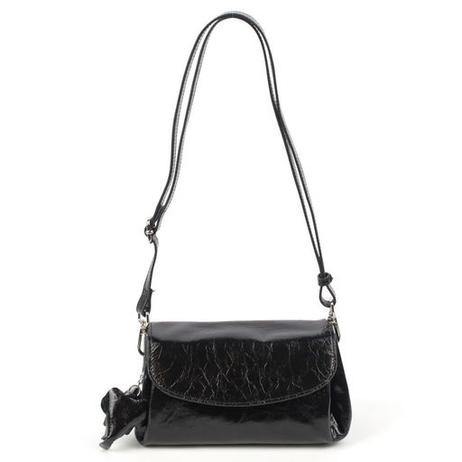 Женская кожаная сумка бочонок через плечо 0025-1-1 - Cidirro фото 3