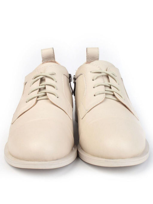 03-YP9862M BEIGE Полуботинки женские (натуральная кожа)