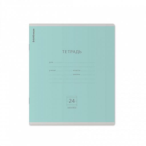 Цена за 160 шт. Тетрадь школьная ученическая ErichKrause Классика желтая, 24 листа, линейка (в плёнке по 10 шт.)  фото 17