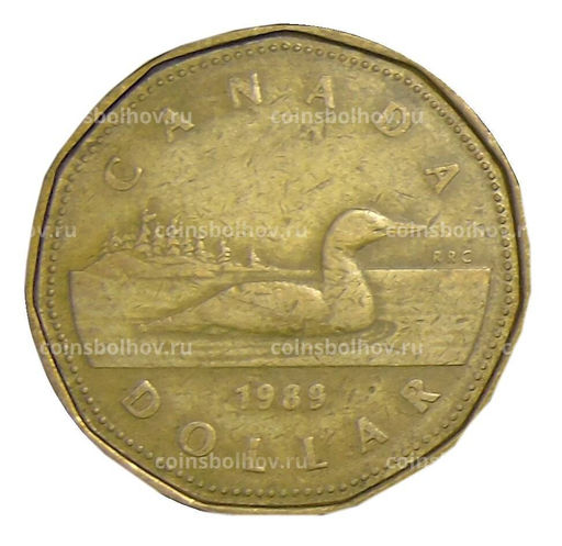 Монета 1 доллар 1989 года Канада