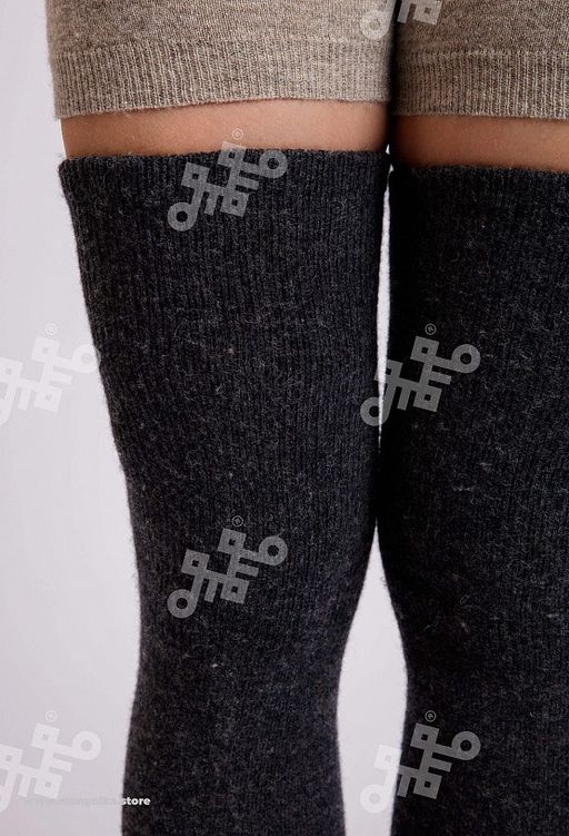 Чулки из монгольской шерсти (арт. 01220) - Тод оймс ххк фото 3