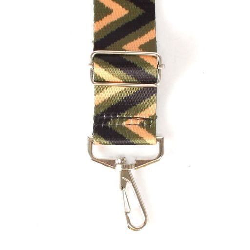 Плечевой ремень (стропа)  ADEL-239/регулируемый,  макс длина 136см,  zigzag олива/черный/беж  247959 - Adelia фото 3