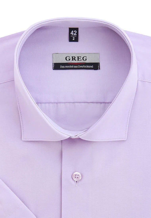Сорочка мужская короткий рукав GREG 720/109/LV/Z_V