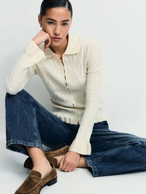 Приталенный кардиган с вискозой в составе / Zarina