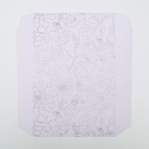 Цена за 5 шт. Кондитерская упаковка, коробка с ламинацией «Flowers», 20×20×4 см
