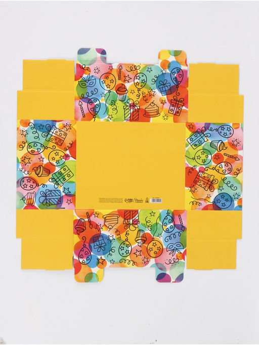 Коробка складная «День рождения», 31 х 25,5 х 16 см