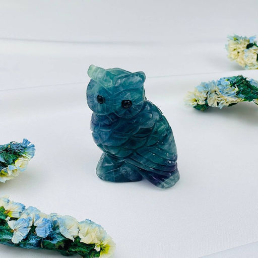 Фигурка "Сова" из Флюорита