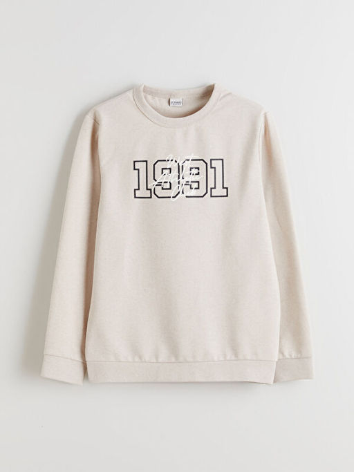 Bisiklet Yaka Erkek ?ocuk Sweatshirt