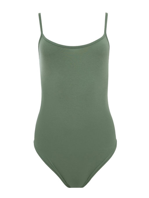 Цена за 2 шт. Боди женское MINAKU: Basic line цвет оливковый, размер 48