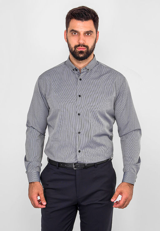 Сорочка мужская длинный рукав GREG 331/139/1003/Z/b/1  фото 7
