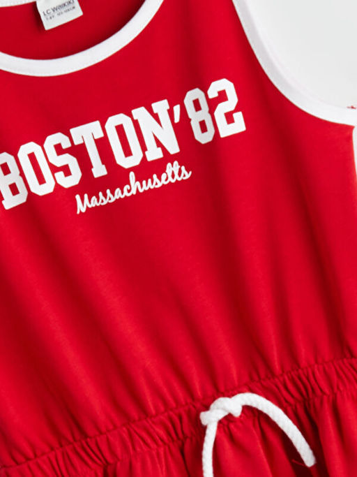 Bisiklet Yaka K?z ?ocuk Elbise