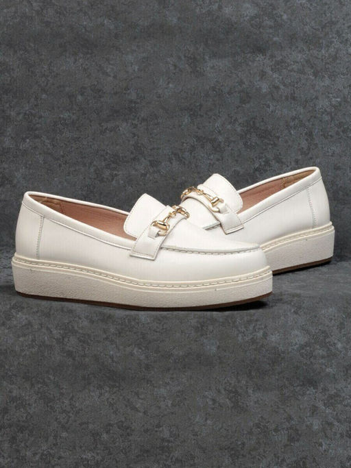 03-5062-6 BEIGE Лоферы женские (натуральная кожа)