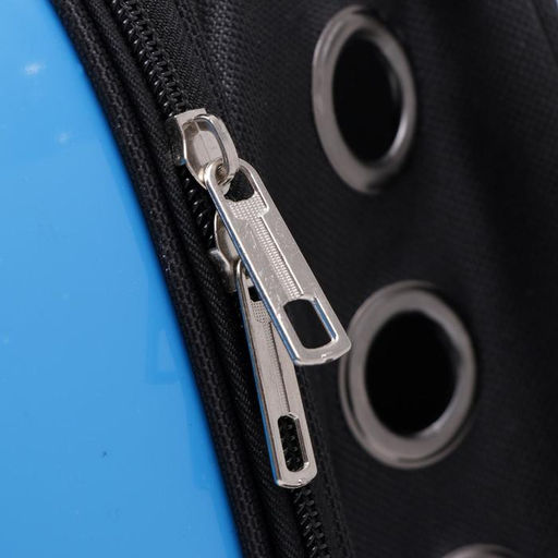 Рюкзак для переноски животных с окном для обзора, 32 х 22 х 43 см, голубой - Пижон фото 6