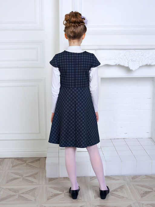 Школьный сарафан "Марина",серый